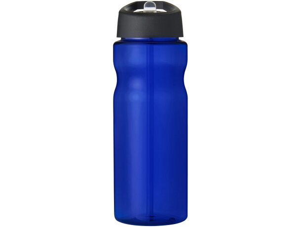 Bidón deportivo &quot;H2O Active® Base Tritan™&quot; de 650 ml personalizado azul/negro intenso