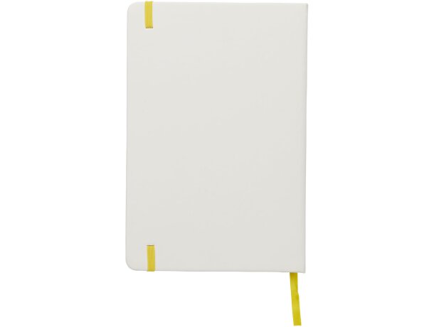 Libreta A5 blanca con cinta de color Spectrum barato