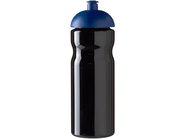 H2O Active® Base Bidón deportivo con Tapa Dome de 650 ml personalizado negro intenso/azul