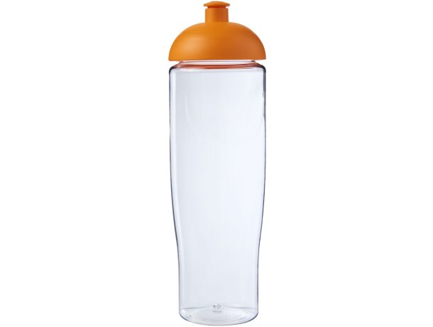 H2O Active® Tempo Bidón deportivo con Tapa Dome de 700 ml personalizado transparente/naranja