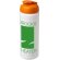 Baseline® Plus Bidón deportivo con Tapa Flip de 750 ml personalizado blanco/naranja