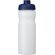 Baseline® Plus Bidón deportivo con tapa Flip de 650 ml personalizado transparente/azul