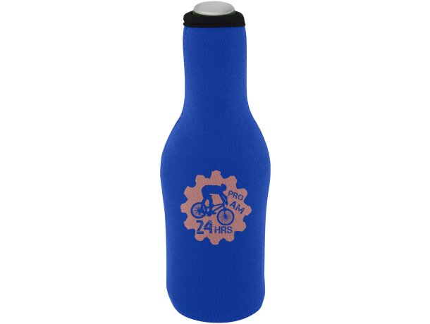 Botellas térmicas funda neopreno reciclado Fris se dobla cabe en bolsillo Azul real detalle 14