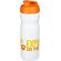 Baseline® Plus Bidón deportivo con tapa Flip de 650 ml personalizado blanco/naranja