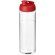 H2O Active® Vibe Bidón deportivo con tapa Flip de 850 ml personalizado transparente/rojo