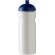 H2O Active® Base Bidón deportivo con Tapa Dome de 650 ml personalizado blanco/azul