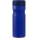 Bidón deportivo de 650 ml con tapa de rosca personalizado azul/azul