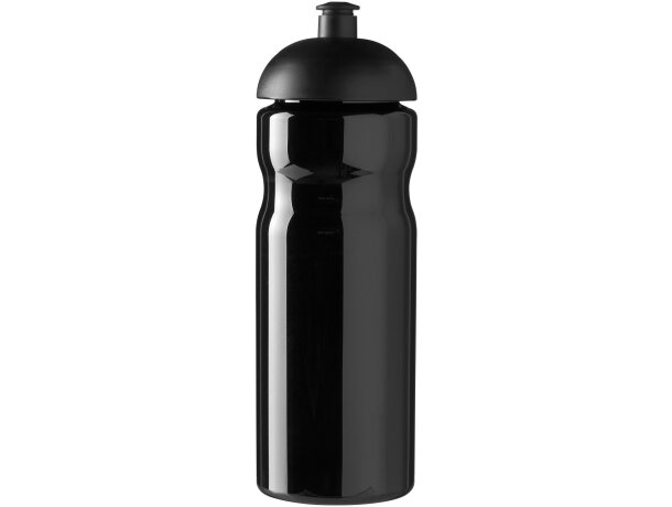 H2O Active® Base Bidón deportivo con Tapa Dome de 650 ml personalizado negro intenso