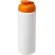 Baseline® Plus Bidón deportivo con Tapa Flip de 750 ml personalizado blanco/naranja