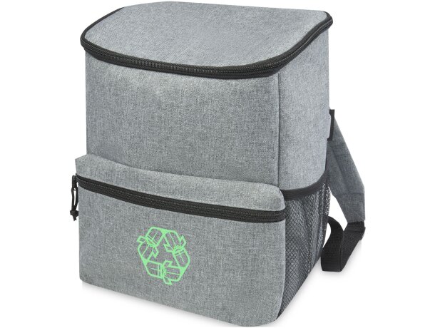 Nevera personalizada Excursion PET reciclado ideal para pícnic y excursión Gris mezcla detalle 1