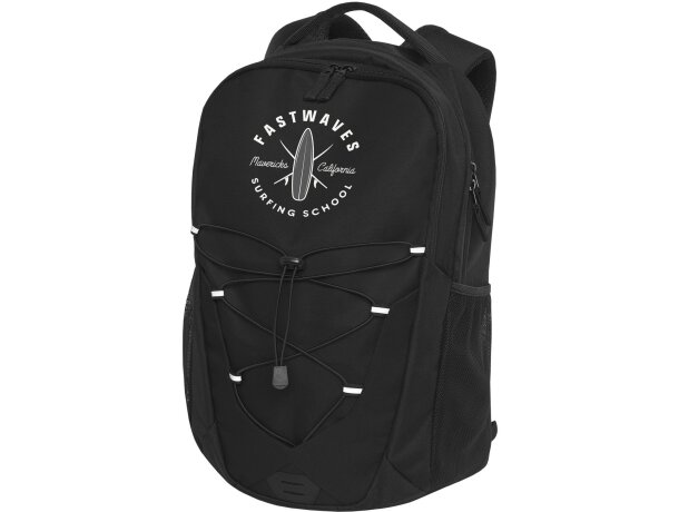 Mochilas de deporte promocional Trails para uso diario y actividades Negro intenso detalle 21