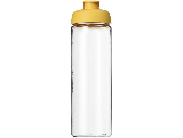 H2O Active® Vibe Bidón deportivo con tapa Flip de 850 ml personalizado transparente/amarillo