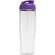 H2O Active® Tempo Bidón deportivo con Tapa Flip de 700 ml personalizado transparente/morado