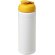 Baseline® Plus Bidón deportivo con Tapa Flip de 750 ml personalizado blanco/amarillo