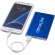 Powerbank delgada y ligera PEP con indicadores LED y 4000 mAh Azul real detalle 19