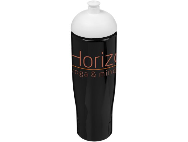 H2O Active® Tempo Bidón deportivo con Tapa Dome de 700 ml personalizado negro intenso/blanco