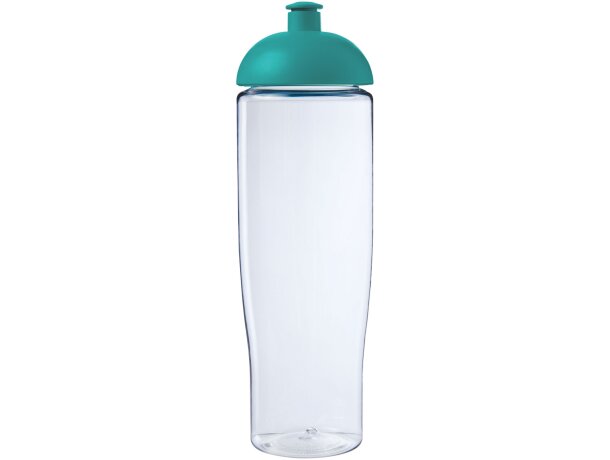 H2O Active® Tempo Bidón deportivo con Tapa Dome de 700 ml personalizado transparente/azul aqua