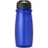 H2O Active® Pulse Bidón deportivo con tapa con boquilla de 600 ml personalizado azul/negro intenso