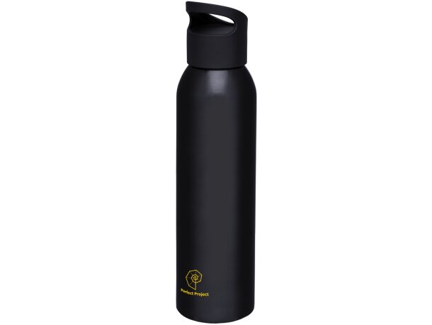 Bidón deportivo de 650 ml personalizado negro intenso