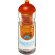 H2O Active® Base Bidón deportivo e infusor con Tapa Dome de 650 ml personalizado transparente/naranja