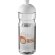 H2O Active® Base Bidón deportivo con Tapa Dome de 650 ml personalizado transparente/blanco