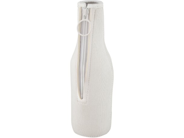 Botellas térmicas funda neopreno reciclado Fris se dobla cabe en bolsillo Blanco detalle 4