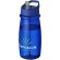 H2O Active® Pulse Bidón deportivo con tapa con boquilla de 600 ml personalizado azul