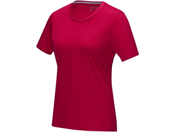 Camisetas de deporte mujer Azurite orgánicas GOTS cuello redondo algodón 160 g/m2 Negro intenso detalle 24