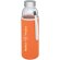 Bidón deportivo de vidrio de 500 ml personalizado naranja