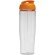 H2O Active® Tempo Bidón deportivo con Tapa Flip de 700 ml personalizado transparente/naranja