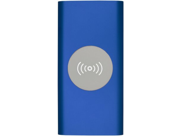 Powerbank de 8000 mAh Juice con carga inalámbrica y carcasa de aluminio Azul real detalle 10