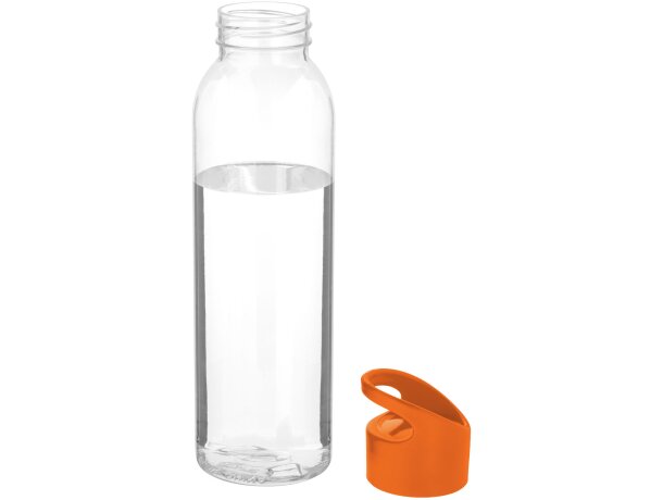 Bidón de Tritan™ de 650 ml colour-pop personalizado naranja/transparente