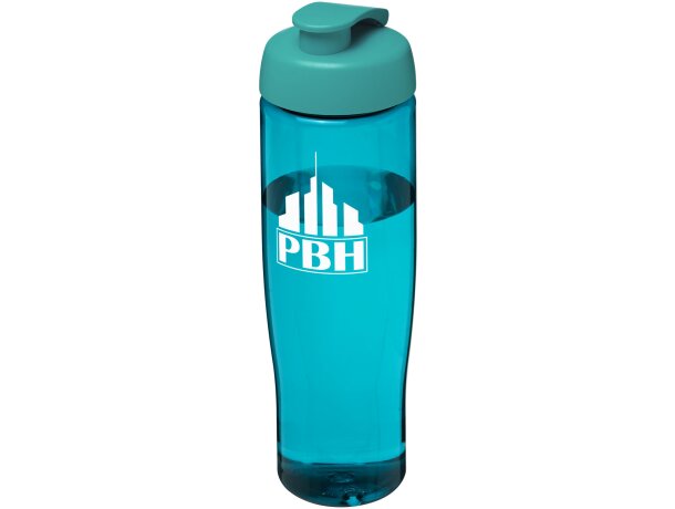 H2O Active® Tempo Bidón deportivo con Tapa Flip de 700 ml personalizado azul aqua