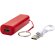 Powerbank de 1200 mAh Span con llavero y cable USB a micro USB Rojo detalle 23