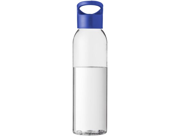 Bidón de Tritan™ de 650 ml colour-pop personalizado azul/transparente