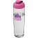 H2O Active® Tempo Bidón deportivo con Tapa Flip de 700 ml personalizado transparente/rosa