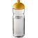 H2O Active® Base Bidón deportivo con Tapa Dome de 650 ml personalizado transparente/amarillo