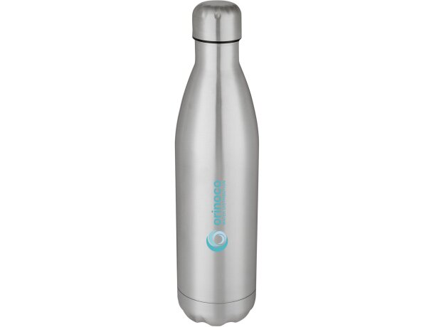 Botellas promocionales Cove de acero inoxidable 750ml sin BPA Plateado detalle 13