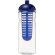 H2O Active® Base Bidón deportivo e infusor con Tapa Dome de 650 ml personalizado transparente/azul