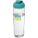 H2O Active® Tempo Bidón deportivo con Tapa Flip de 700 ml personalizado transparente/azul aqua