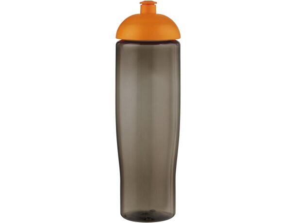 Bidón deportivo con tapa Dome de 700 ml personalizado naranja/carbón