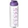 H2O Active® Vibe Bidón deportivo con tapa Flip de 850 ml personalizado transparente/morado