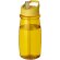 H2O Active® Pulse Bidón deportivo con tapa con boquilla de 600 ml personalizado amarillo