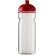 H2O Active® Base Bidón deportivo con Tapa Dome de 650 ml personalizado transparente/rojo