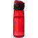 Botella para deporte con tapa abatible 700 ml personalizada rojo transparente