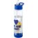 Botella deportiva y ligera con infusor de rosca para fruta 740 ml personalizada barato transparente/azul