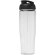 H2O Active® Tempo Bidón deportivo con Tapa Flip de 700 ml personalizado transparente/negro intenso