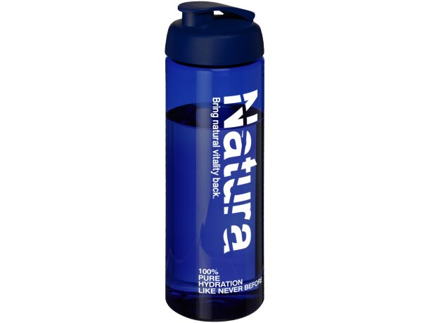 H2O Active® Vibe Bidón deportivo con tapa Flip de 850 ml personalizado azul