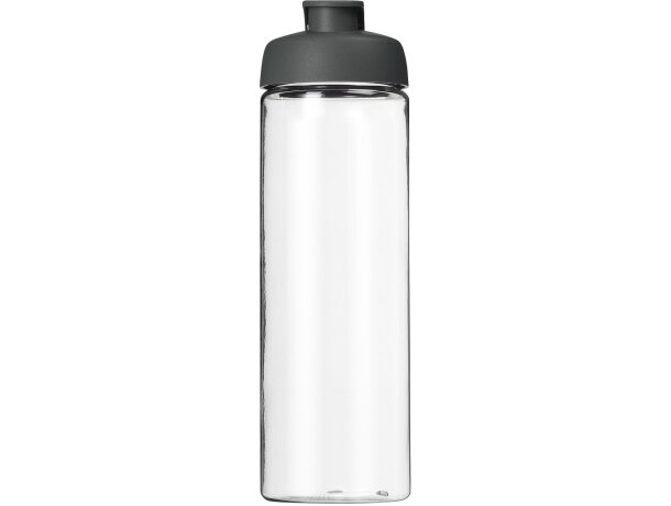 H2O Active® Vibe Bidón deportivo con tapa Flip de 850 ml personalizado transparente/gris