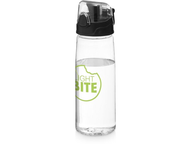 Botella para deporte con tapa abatible 700 ml personalizada barata transparente claro